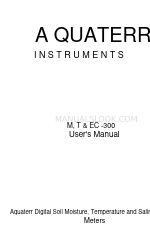 AQUATERR INSTRUMENTS EC-300 Manuel de l'utilisateur