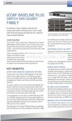 3Com 2928 - Baseline Plus Switch PWR Arkusz danych