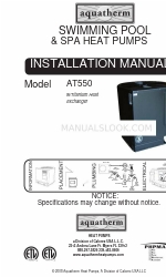 aquatherm AT550 Manual de instalação