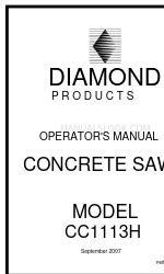 Diamond Products CC1100XL Gebruikershandleiding