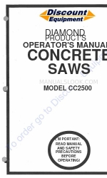 Diamond Products CC2500 取扱説明書