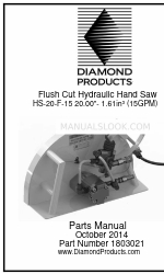 Diamond Products HS-20-F-15 Manual de piezas