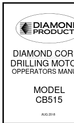 Diamond Products CB515 取扱説明書