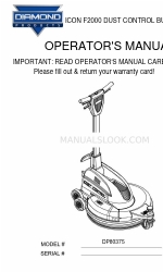 Diamond Products ICON F2000 Manual del usuario