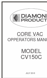 Diamond Products CORE VAC CV150C Руководство по эксплуатации