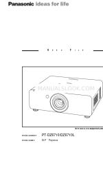 Panasonic DLP PT-DZ6710 Specificatieblad