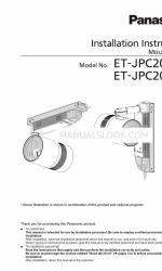 Panasonic ETJPC200BU Manuale di istruzioni per l'installazione