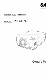 Panasonic PLC-XP40 Manual do Proprietário