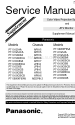 Panasonic PT-5151G54CA Instrukcja serwisowa