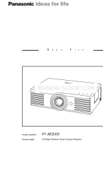 Panasonic PT-AE2000 Spec File