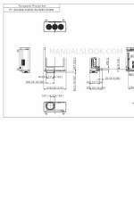 Panasonic PT-D12000 Dimensiones