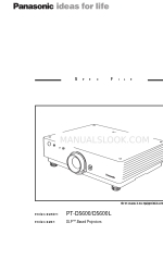 Panasonic PT-D5600 Archivo de especificaciones