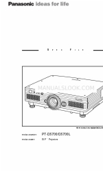 Panasonic PT-D5700 Especificaciones