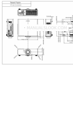 Panasonic PT-DW730US Maattekening