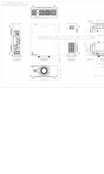 Panasonic PT-DZ21K Series 寸法図