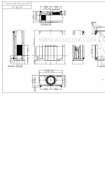 Panasonic PT-EX12K Maattekening