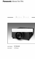 Panasonic PT-EX12KU Specificatie