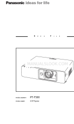 Panasonic PT-F300 Series 사양