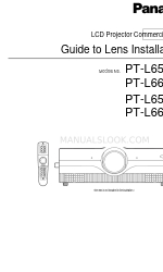 Panasonic PT-L6510EL Installatiehandleiding