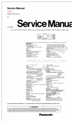 Panasonic PT-L712E Manual de serviço