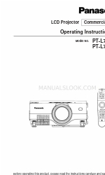 Panasonic PT-L735E Manual de Instruções