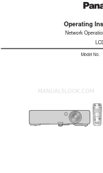 Panasonic PT-LB1 Panduan Petunjuk Pengoperasian