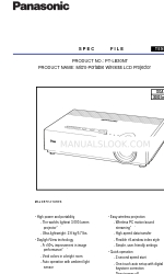 Panasonic PT-LB30NT Технічні характеристики