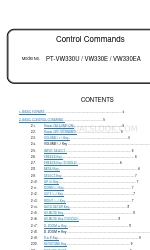 Panasonic PT-VW330E Manuale di comando