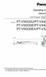 Panasonic PT-VW330E Manuale di istruzioni per l'uso