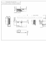 Panasonic PT-VW435N Maattekening