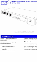 3Com 3C16411 - Baseline Dual Speed Hub Podręcznik użytkownika
