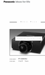 Panasonic PTDS8500U - DLP PROJECTOR Specifications