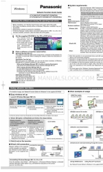 Panasonic PTFW100NTU - LCD PROJEC. WIRELESS クイックマニュアル