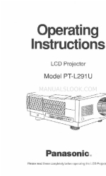 Panasonic PTL291U - LCD PROJECTOR 取扱説明書