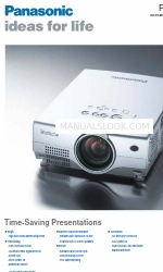 Panasonic PTL735U - LCD PROJECTOR-NETWORK IB 브로셔 및 사양