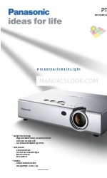 Panasonic PTLB20U - LCD PROJECTOR - MULTI-LANG Брошура та технічні характеристики