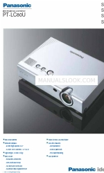 Panasonic PTLC80U - LCD PROJECTOR Broschüre & Specs