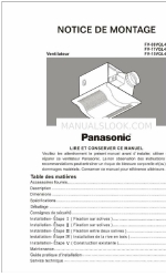 Panasonic Whisper-Lite FV-08VQL4 (francuski) Notice De Montage