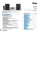 Panasonic CS-PMX100 Manuale di istruzioni per l'uso