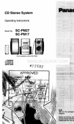 Panasonic CW-1872BE Operating Instructions Manual