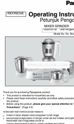 Panasonic MX-AC400 Operating Instructions Manual