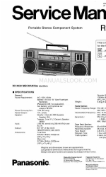 Panasonic RX-C37 Manual de servicio