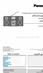 Panasonic RX-CS40 Manual de instrucciones