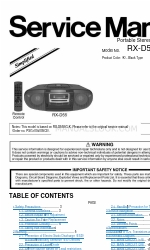 Panasonic RX-D55EE Service Manual