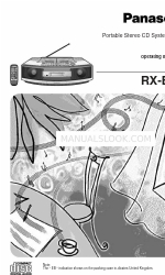 Panasonic RX-ED50 Operating Instructions Manual