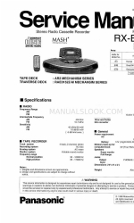 Panasonic rx-ed707 Cobra Service Manual