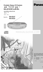 Panasonic RX-ES22 Operating Instructions Manual