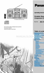 Panasonic RX-VT80 Instrukcja obsługi