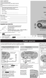 Panasonic RXD13 - RADIO CASS. W/CD-LOW Operating Instructions Manual