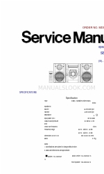 Panasonic SA-AK230 Service Manual